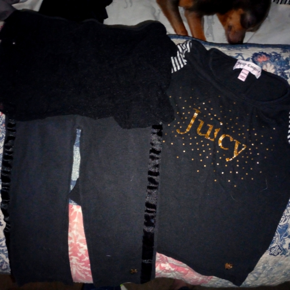 Baby juicy couture pant set.